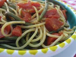 Spaghetti con fagiolini of Claudia Ventura - Recipefy