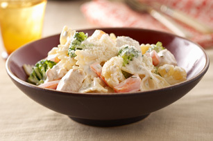 Creamy Chicken Bow Tie and Vegetables of Shel - Recipefy