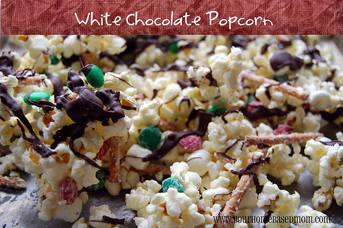 white chocolate popcorn de Caitlyn Intravartola - Recipefy