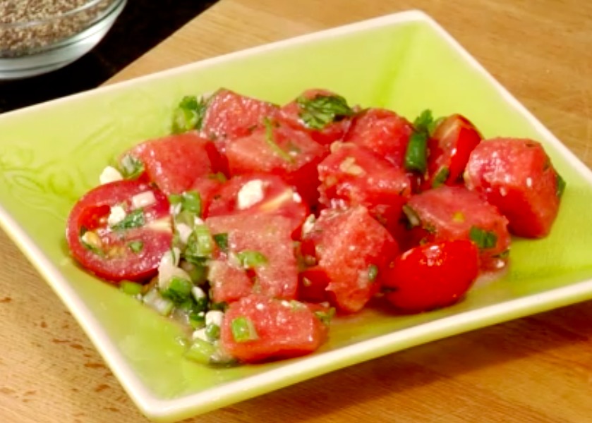 Watermelon & Tomato Salad of jenn - Recipefy