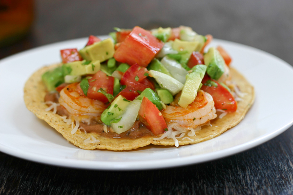 Shrimp Tostadas with Avocado Salsa de Malia - Recipefy