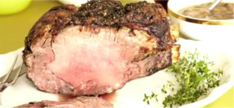 Standing Rib Roast in Two Sauces de Shel - Recipefy