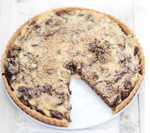 Quiche di kamut integrale con radicchio e ceci de Federica - Recipefy