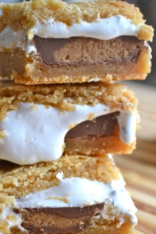 Peanut Butter Cup S'mores Bars of Emilia  - Recipefy