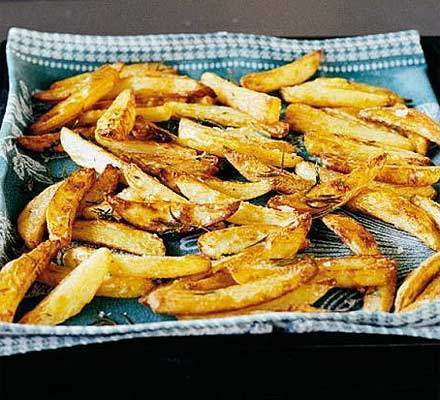 Chunky oven chips recipe of Shraddhananda Moharana - Recipefy