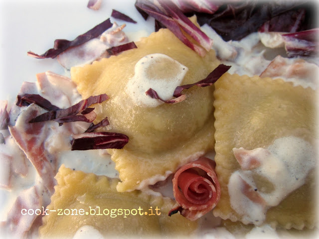 Ravioli al radicchio of Inés De Suárez - Recipefy