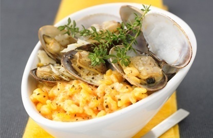 Risotto giallo con le vongole  di Giorgia - Recipefy