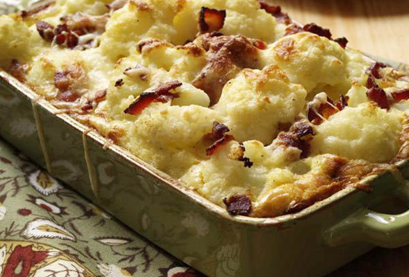 Sausage and Cauliflower Casserole - Gratin di Salsiccia e Cavolfiore de Rosa Lanzillotti - Recipefy