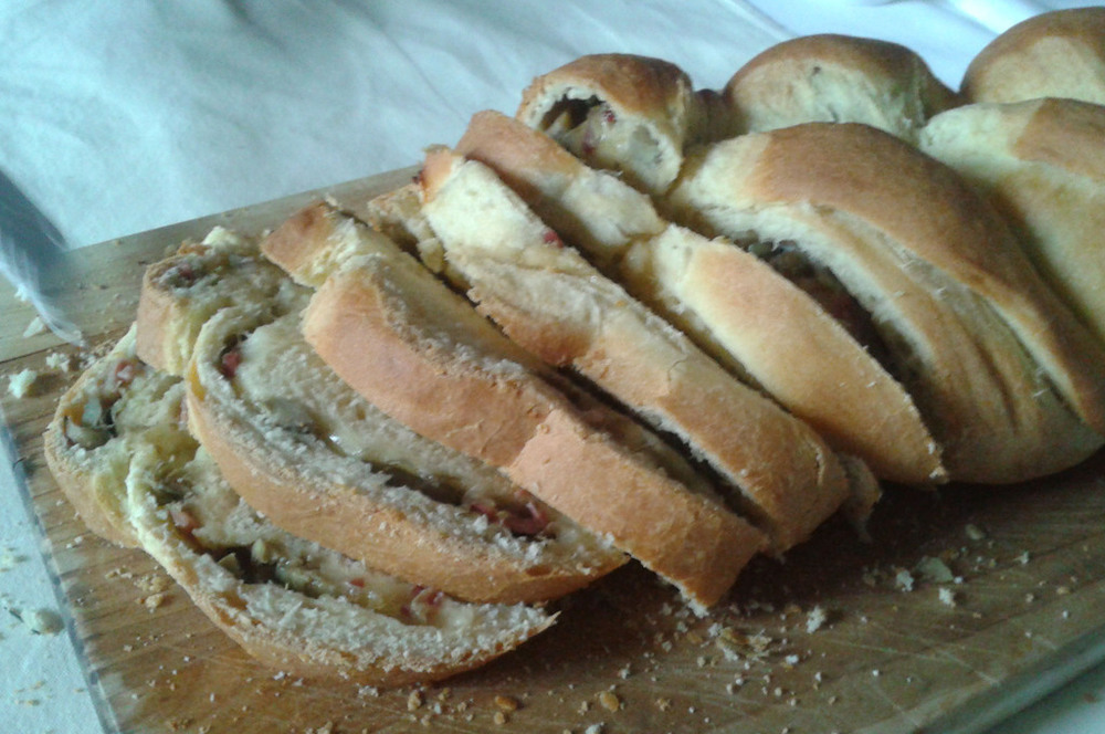 Pan brioche salato, noci e pancetta de Diana - Recipefy