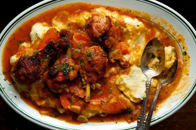 Chicken Legs in Tomato Gravy of Elaine Crawford Daguanno - Recipefy