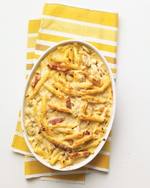 Baked Penne with Chicken and Sun-Dried Tomatoes of Andrea Metzger Emling - Recipefy