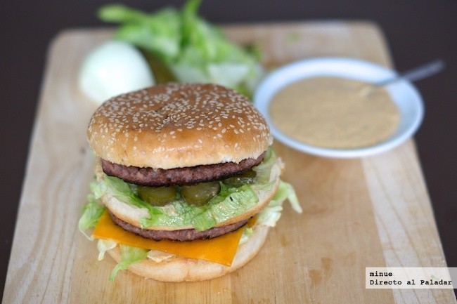 Big Mac casero, salsa secreta incluída de Angel Romero - Recipefy