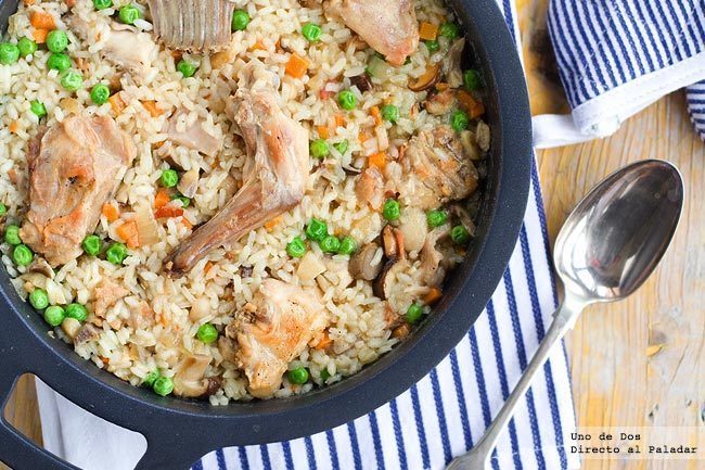 Arroz otoñal con conejo of Angel Romero - Recipefy