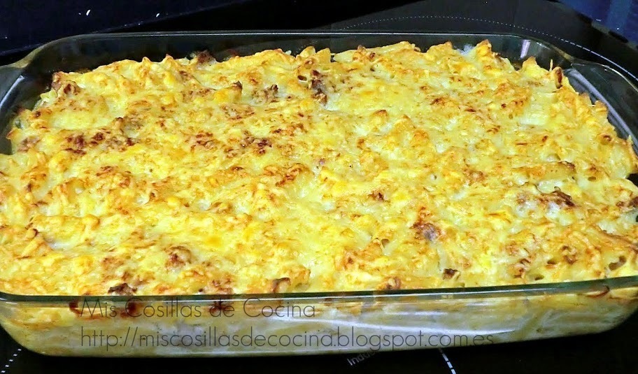 Macarrones gratinados con queso de Brenda Paola - Recipefy