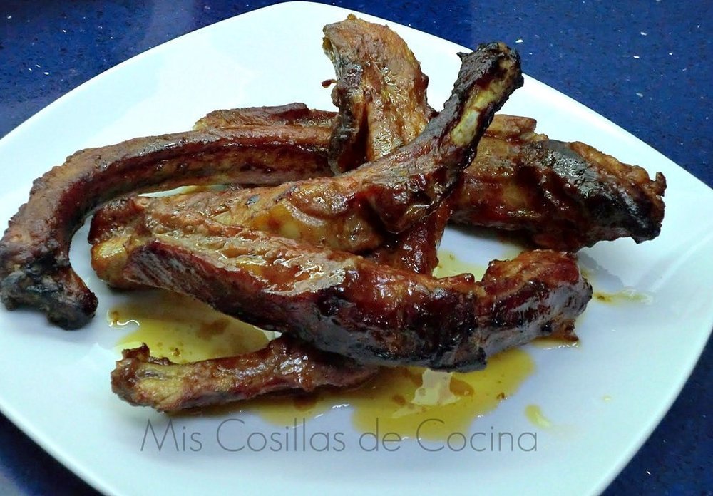 Costilla de cerdo al horno con salsa barbacoa de Brenda Paola - Recipefy