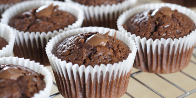 Muffin al cioccolato ripieni di Nutella of Michele - Recipefy