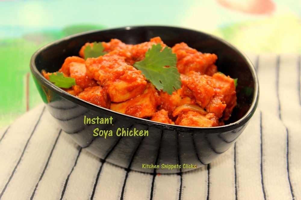 Instant Soya Chicken of Kitchen Snippets - Recipefy