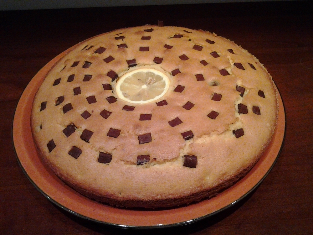 TORTA AL LIMONE E GOCCE DI CIOCCOLATO di Marina Marini - Recipefy