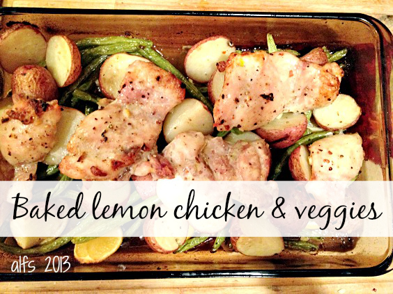 Baked Lemon Chicken & Veggies of Courtney Glantz - Recipefy