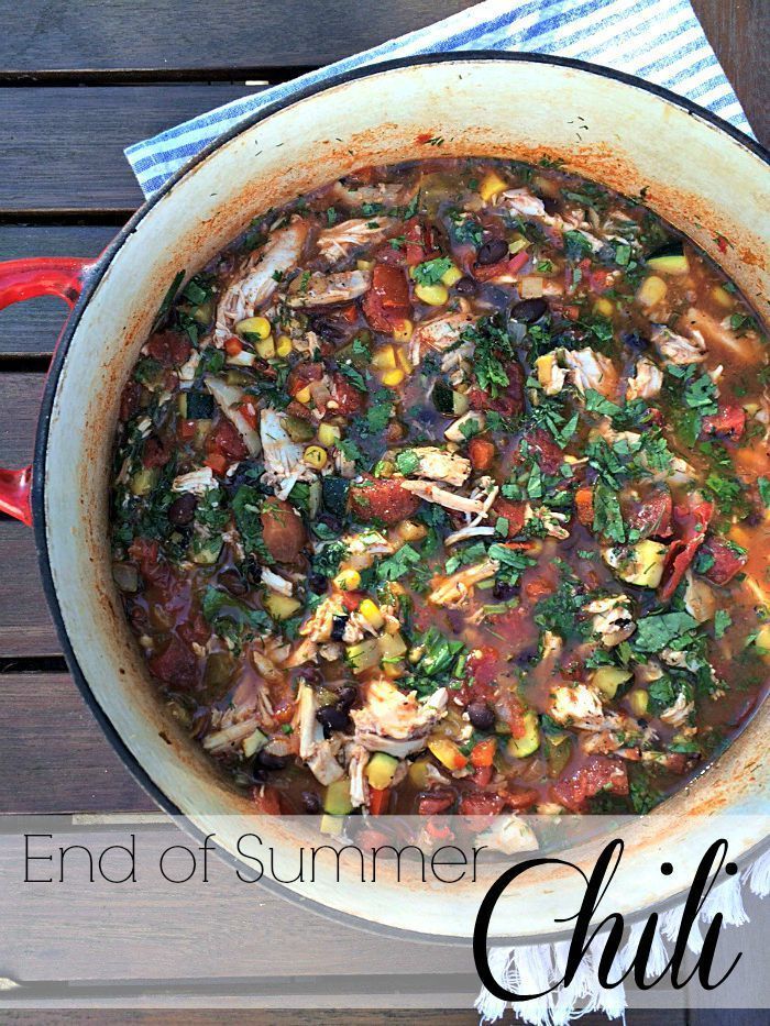 End of Summer Chili of Courtney Glantz - Recipefy