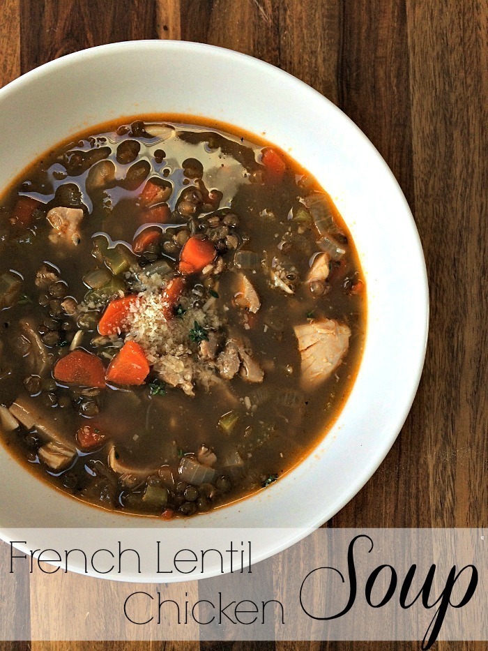 French Lentil Chicken Soup of Courtney Glantz - Recipefy