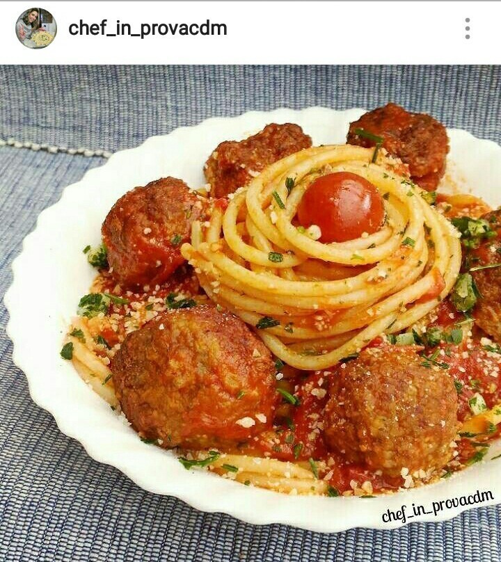 Spaghetti con polpette al sugo of Cuciniamo Chefinprovacdm Carmen - Recipefy