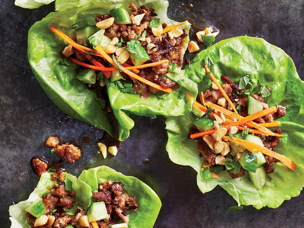 Thai Turkey Lettuce Cups of Sara Meyer - Recipefy