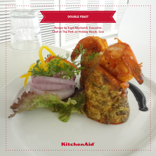 SUCCULENT CHICKEN BREAST CAFREAL STUFFED WITH FIERY PRAWN BALCHAO of Kanika Katyal - Recipefy