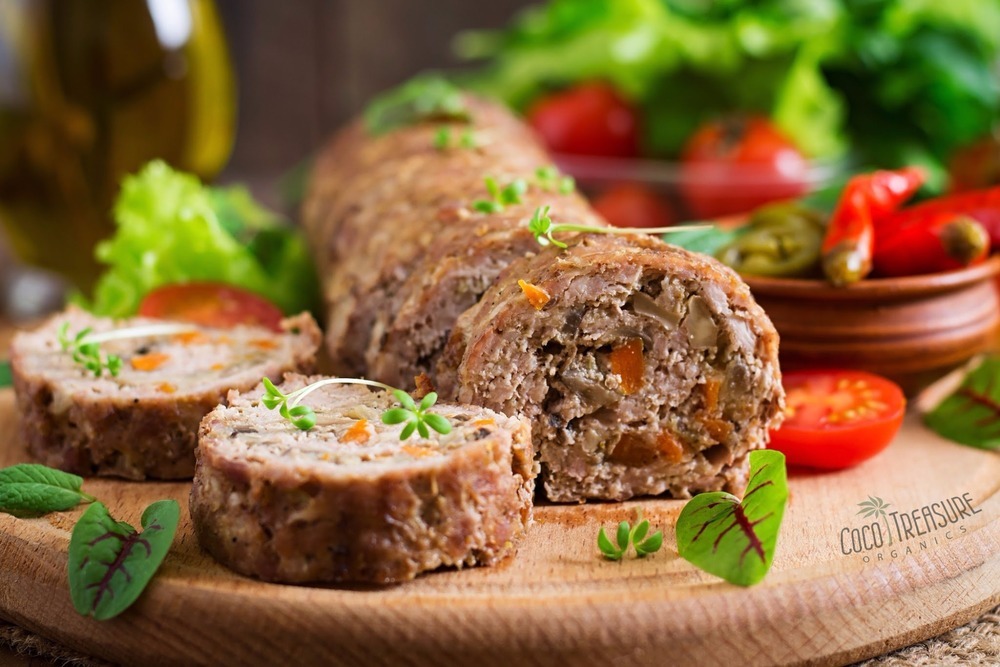 Gluten-Free Meatloaf with Coconut Flour de Coco Treasure Organics - Recipefy