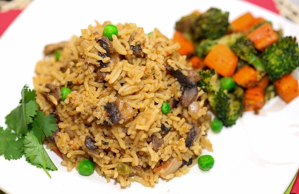 Mushroom Biryani Recipe di Mithra - Recipefy