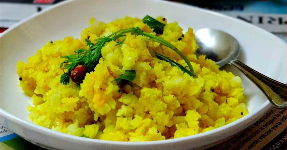 Onion Poha Recipe di Mithra - Recipefy