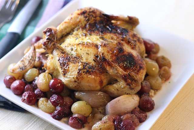 Roasted Cornish Hens (or Chicken Pieces) and Grapes of Kelly Barton - Recipefy